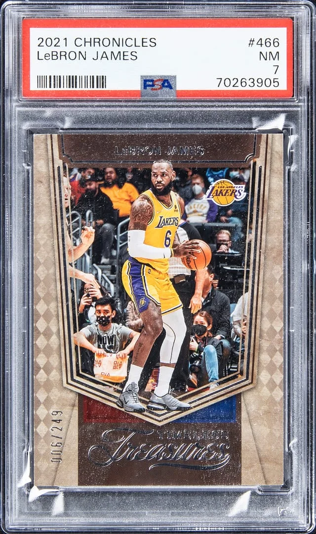 2021-22 Panini Chronicles LeBron James #466 card image