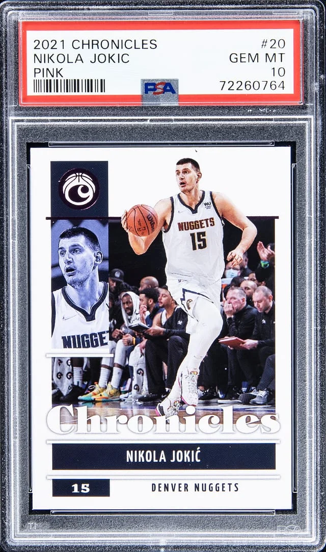 2021-22 Panini Chronicles Nikola Jokic Pink #20 card image