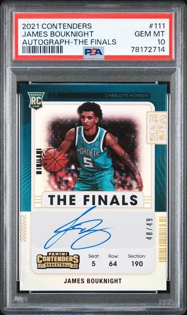 2021-22 Panini Contenders James Bouknight Autograph-The Finals #111 card image