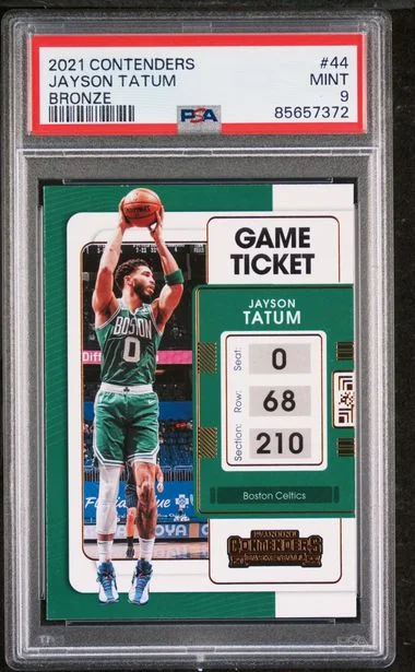 2021-22 Panini Contenders Jayson Tatum Bronze #44 card image