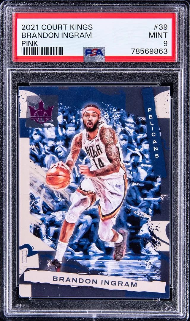 2021-22 Panini Court Kings Brandon Ingram Pink #39 card image