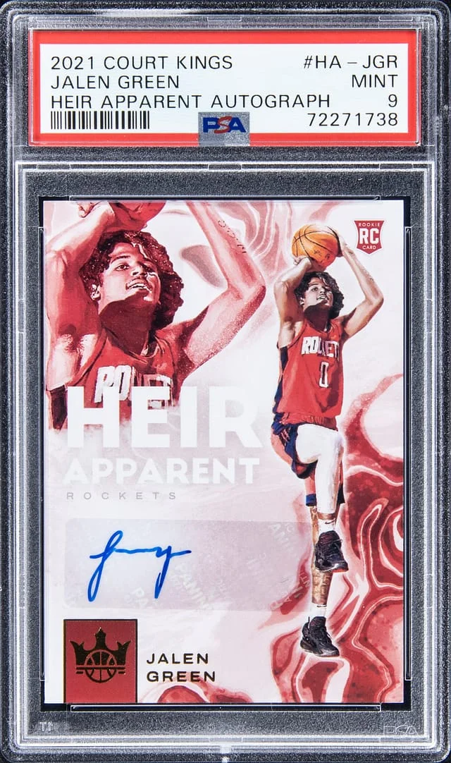 2021-22 Panini Court Kings Jalen Heir Apparent Autograph #HA-JGR card image