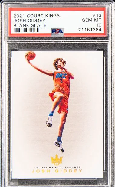 2021-22 Panini Court Kings Josh Giddey Blank Slate #13 card image