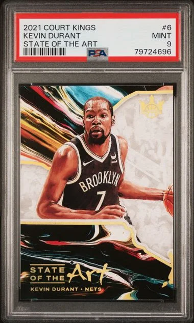 2021-22 Panini Court Kings Kevin Durant State Of The Art #6 card image