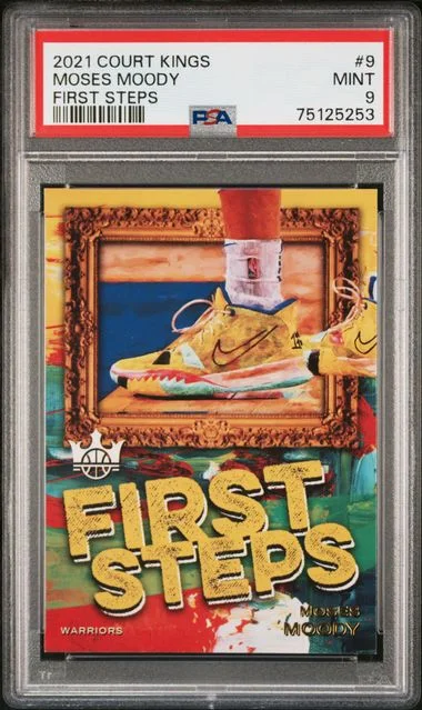 2021-22 Panini Court Kings Moses Moody First Steps #9 card image