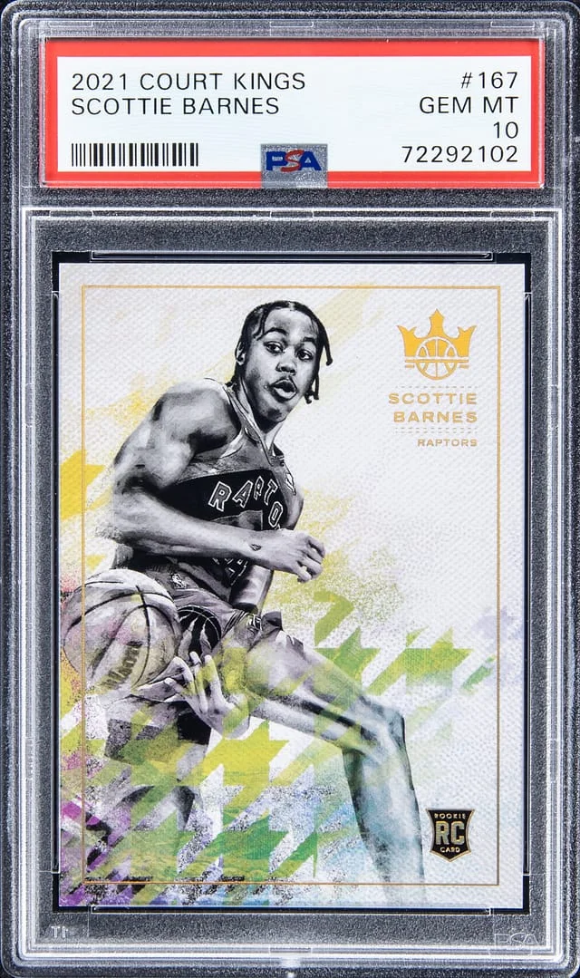 2021-22 Panini Court Kings Scottie Barnes #167 card image