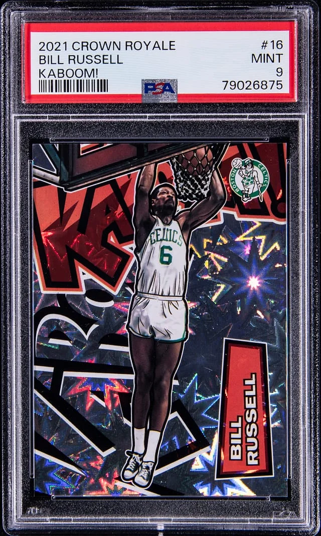2021-22 Panini Crown Royale Bill Russell Kaboom! #16 card image