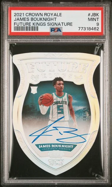2021-22 Panini Crown Royale James Bouknight Future Kings Signatures #JBK card image
