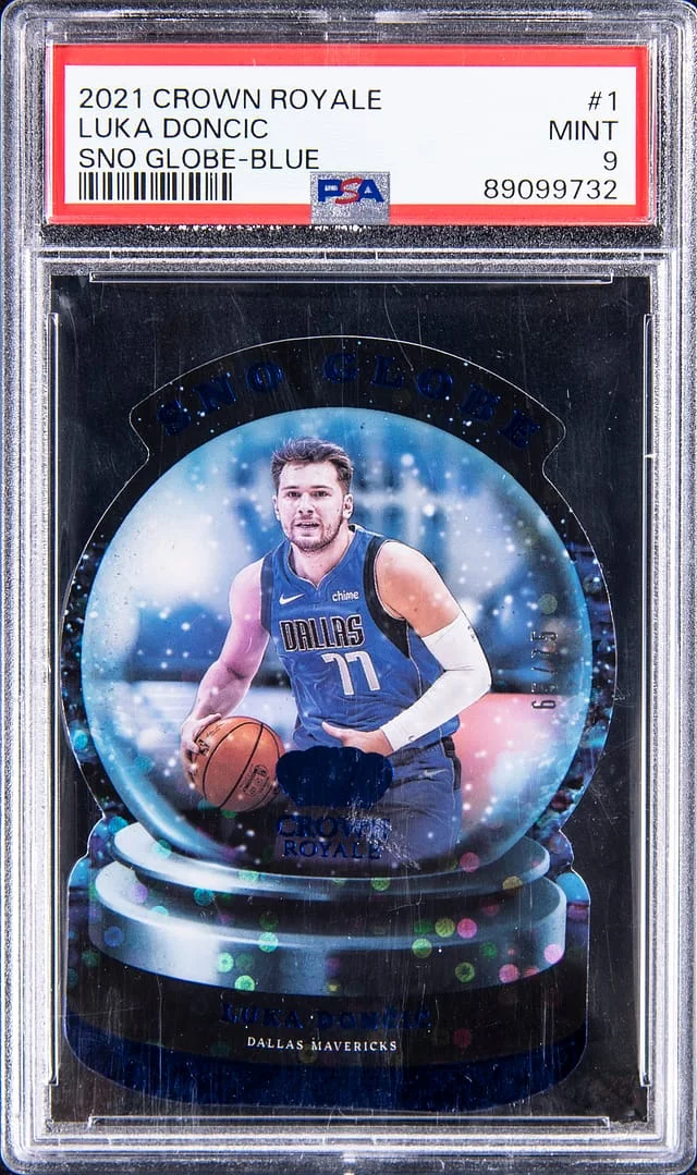 2021-22 Panini Crown Royale Luka Doncic Kaboom! #1 card image
