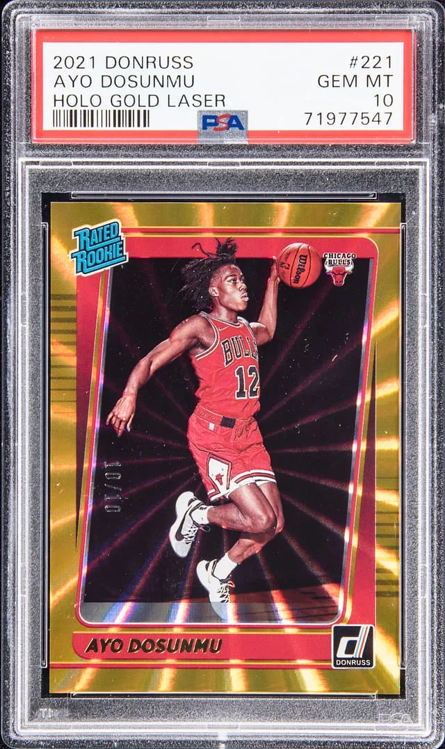 2021-22 Panini Donruss Ayo Dosunmu Choice #221 card image