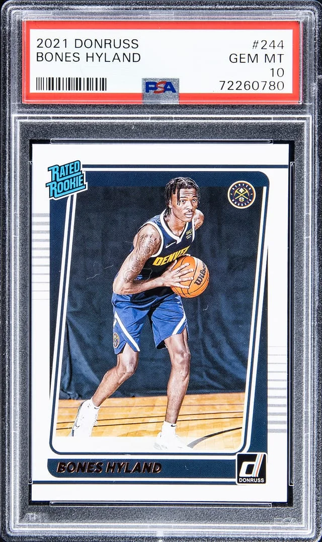 2021-22 Panini Donruss Bones Hyland Rated #244 card image