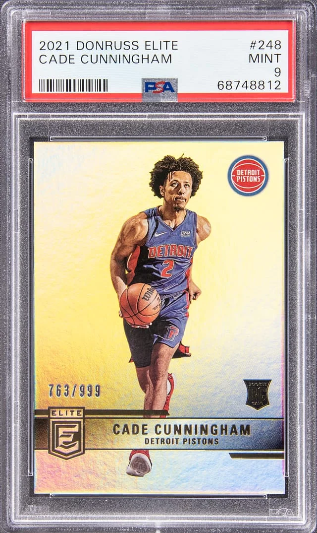 2021-22 Panini Donruss Cade Cunningham Elite #248 card image
