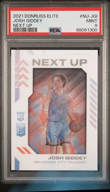 2021-22 Panini Donruss Josh Giddey Elite Next Up #NU-JGI card image