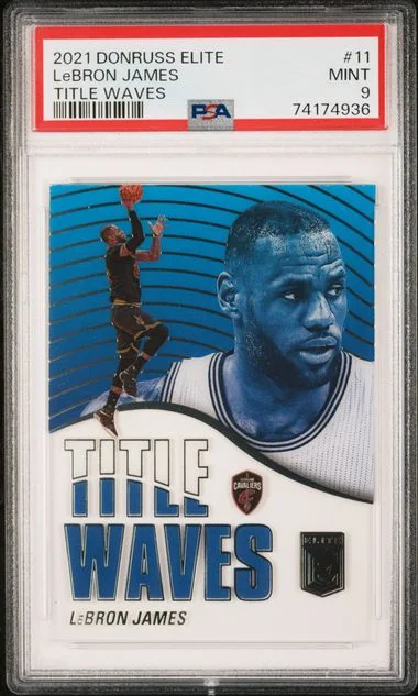 2021-22 Panini Donruss LeBron James Elite Title Waves #11 card image