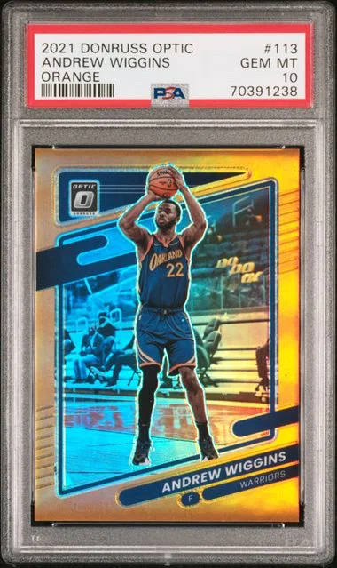 2021-22 Panini Donruss Optic Andrew Wiggins Orange #113 card image