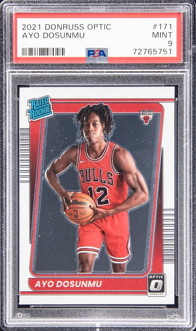 2021-22 Panini Donruss Optic Ayo Dosunmu Fanatics Box Set #171 card image