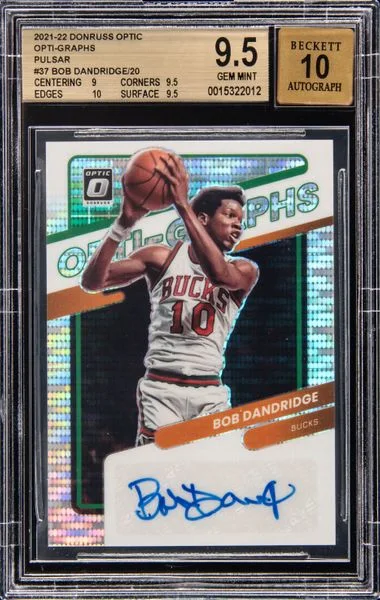 2021-22 Panini Donruss Optic Bob Dandridge Opti-Graphs Pulsar #37 card image