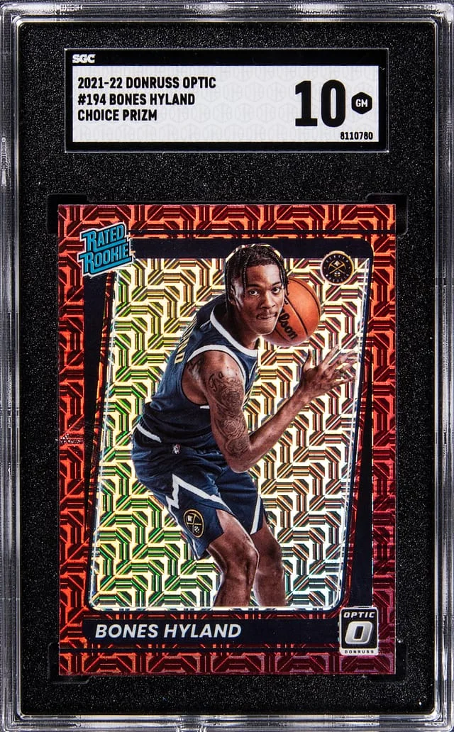 2021-22 Panini Donruss Optic Bones Hyland Choice Prizm #194 card image
