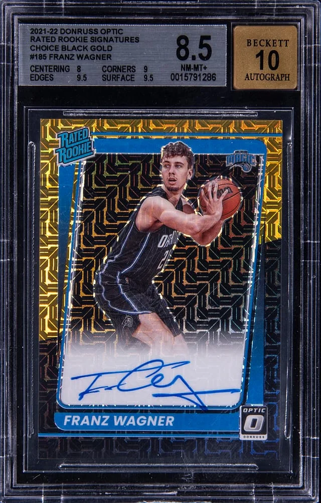 2021-22 Panini Donruss Optic Franz Wagner Checkerboard #185 card image