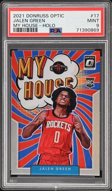 2021-22 Panini Donruss Optic Jalen My House Holo #17 card image