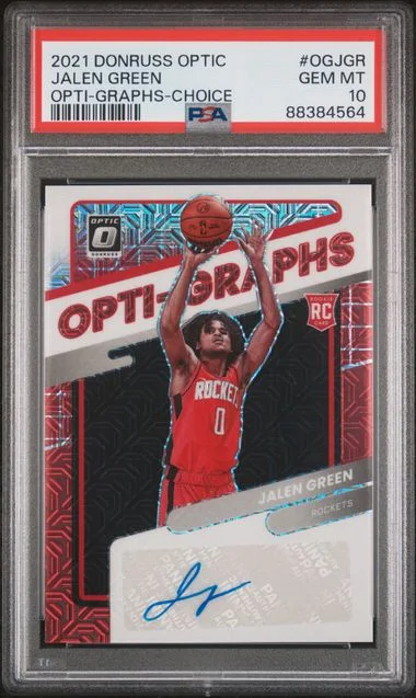 2021-22 Panini Donruss Optic Jalen Opti-Graphs Choice #OG-JGR card image