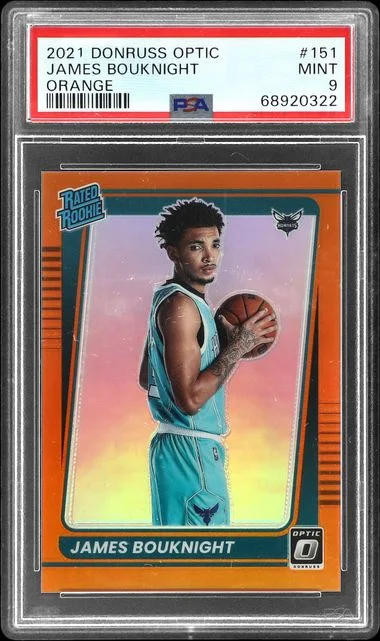 2021-22 Panini Donruss Optic James Bouknight Orange #151 card image