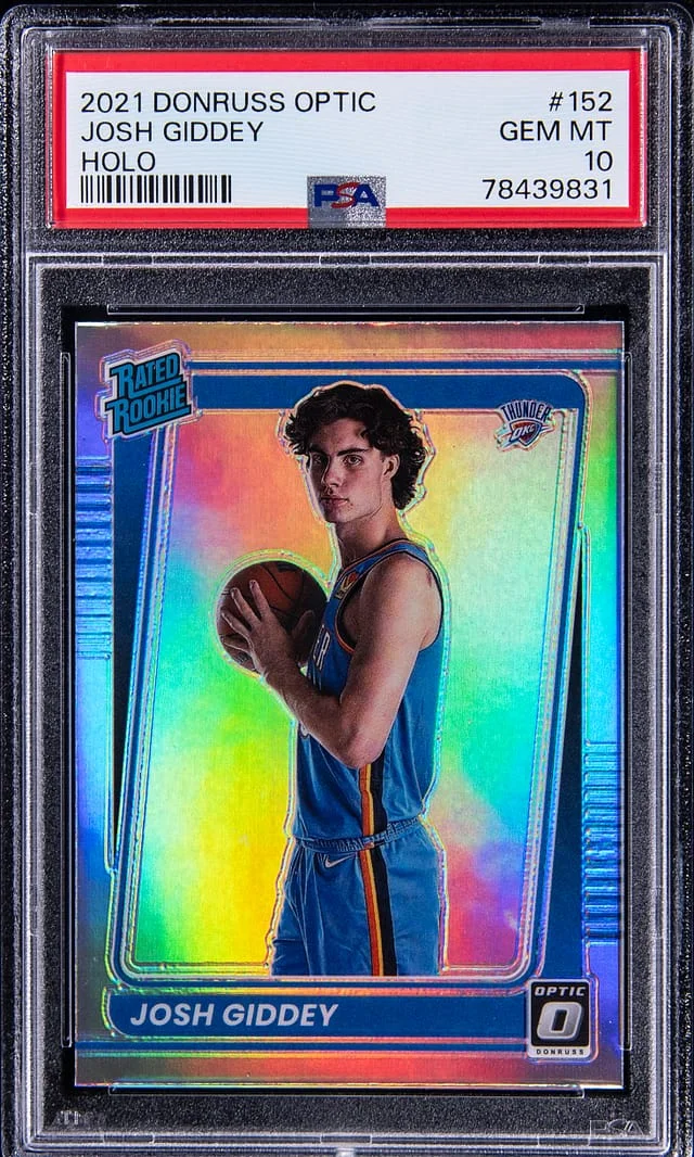 2021-22 Panini Donruss Optic Josh Giddey Choice #152 card image