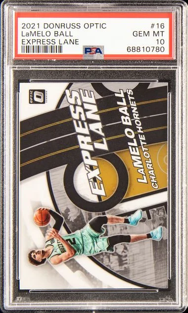 2021-22 Panini Donruss Optic Lamelo Ball Express Lane #16 card image
