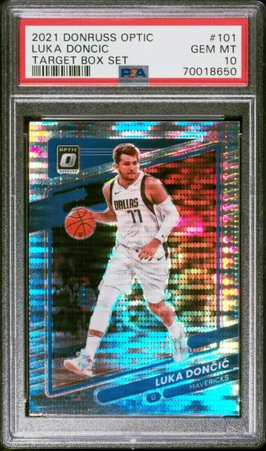 2021-22 Panini Donruss Optic Luka Doncic Target Box Set #101 card image