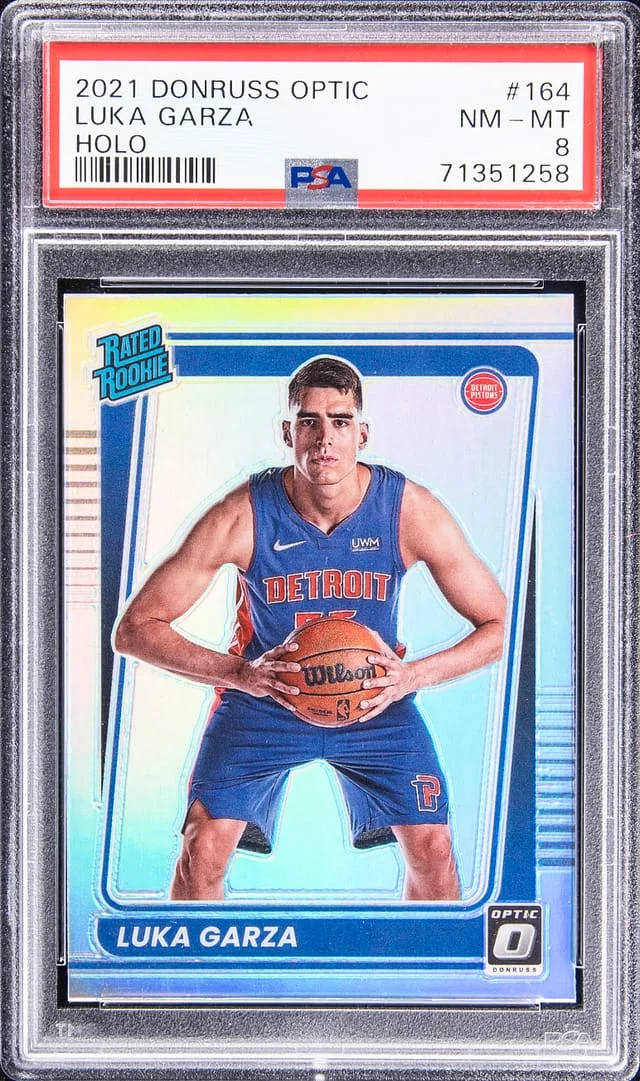 2021-22 Panini Donruss Optic Luka Garza Holo #164 card image