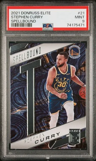 2021-22 Panini Donruss Stephen Curry Elite Spellbound #21 card image
