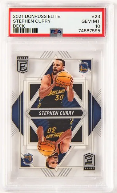 2021-22 Panini Donruss Stephen Curry Elite Deck #23 card image
