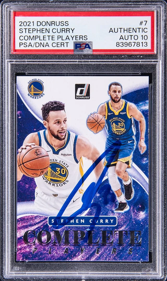 2021-22 Panini Donruss Stephen Curry Complete Players #7 card image