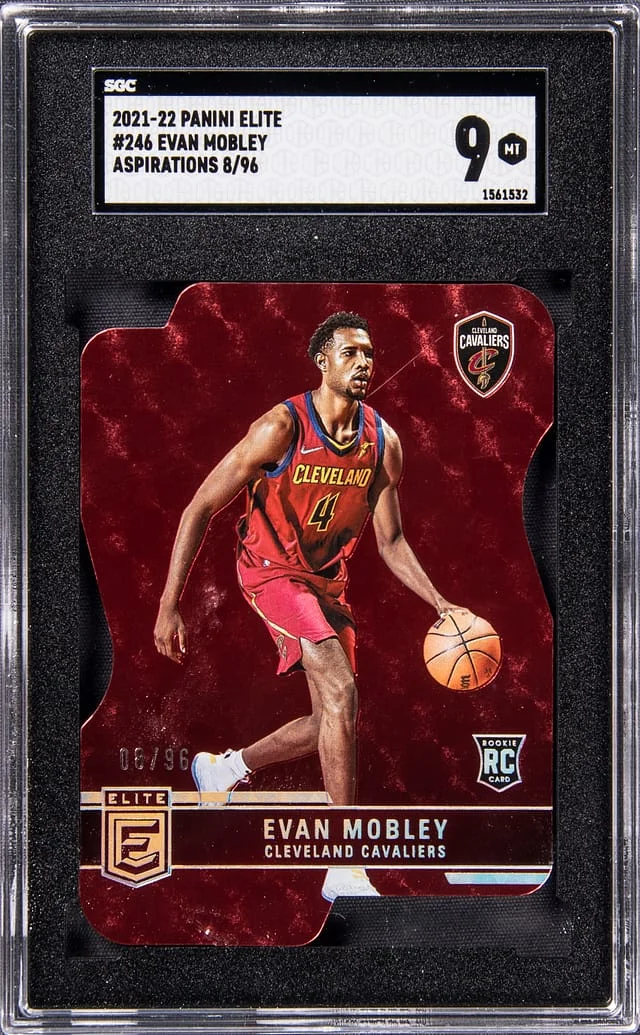 2021-22 Panini Elite Evan Mobley Aspirations #246 card image