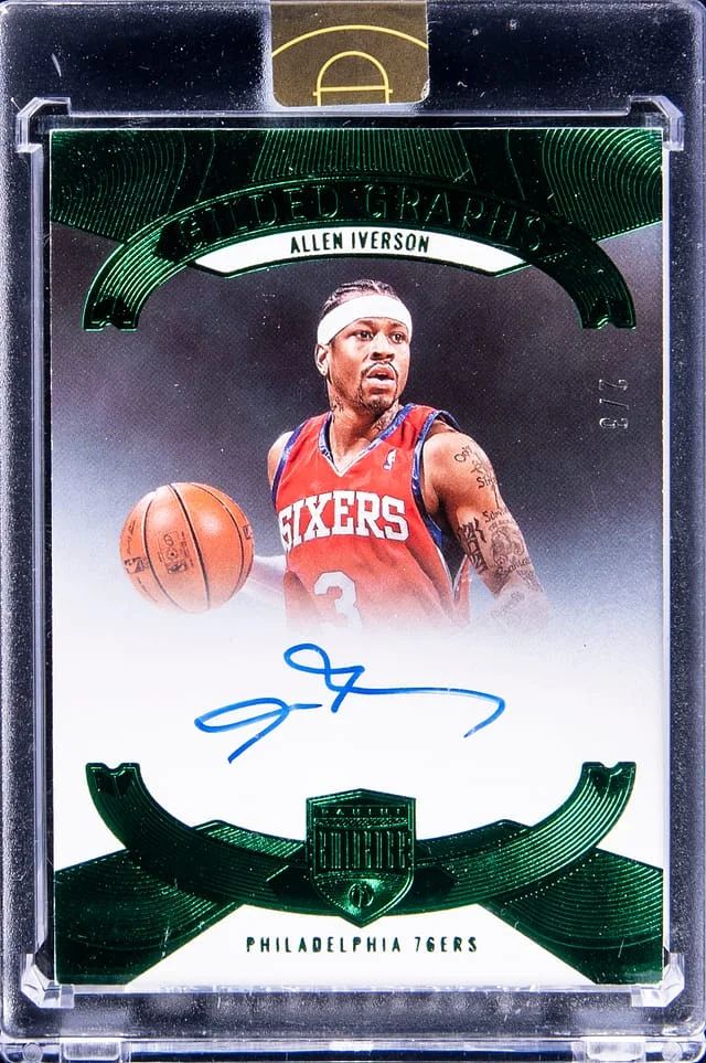 2021-22 Panini Eminence Allen Iverson Gilded Graphs #GG-AIV card image