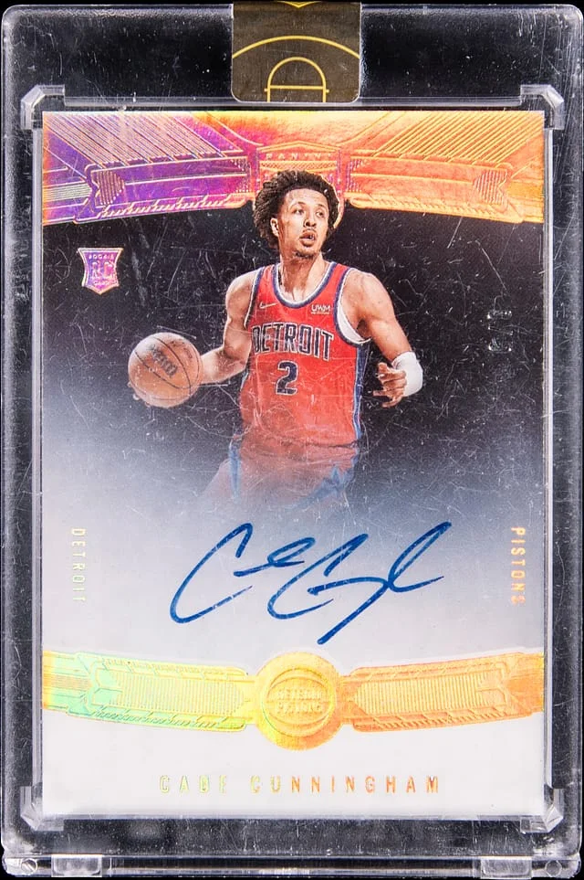 2021-22 Panini Eminence Cade Cunningham Autograph Gold #6 card image
