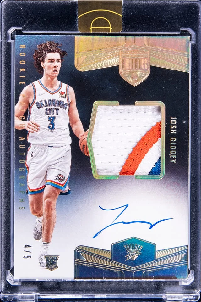 2021-22 Panini Eminence Josh Giddey Patch Autograph (RPA) #RPA-JGI card image