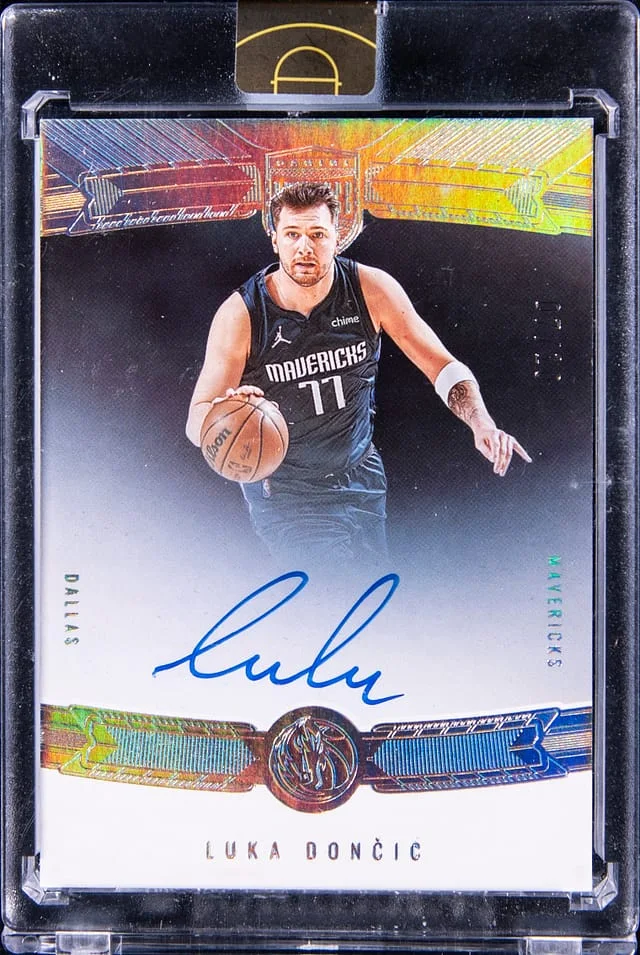2021-22 Panini Eminence Luka Doncic Autograph #1 card image