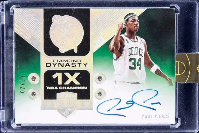 2021-22 Panini Eminence Paul Pierce Diamond Dynasty Signatures #DDS-PPR card image
