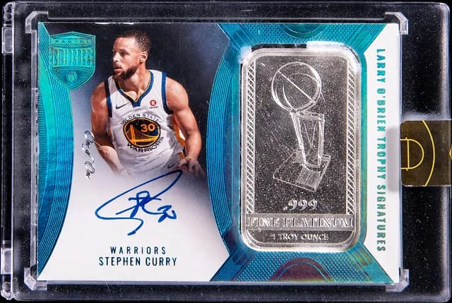 2021-22 Panini Eminence Stephen Curry Larry O'Brien Trophy Signatures #LOB-SCU card image