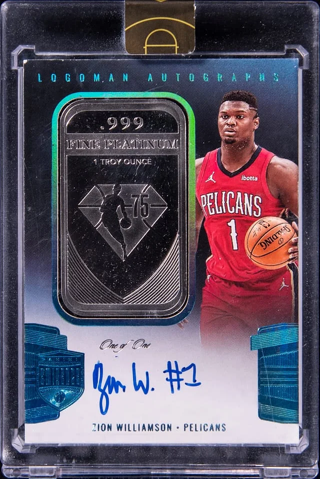 2021-22 Panini Eminence Zion Williamson Logoman Autograph #LA-ZWL card image