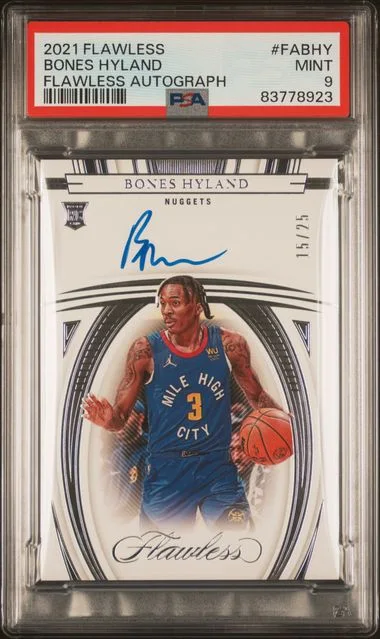 2021-22 Panini Flawless Bones Hyland Flawless Autographs #FA-BHY card image