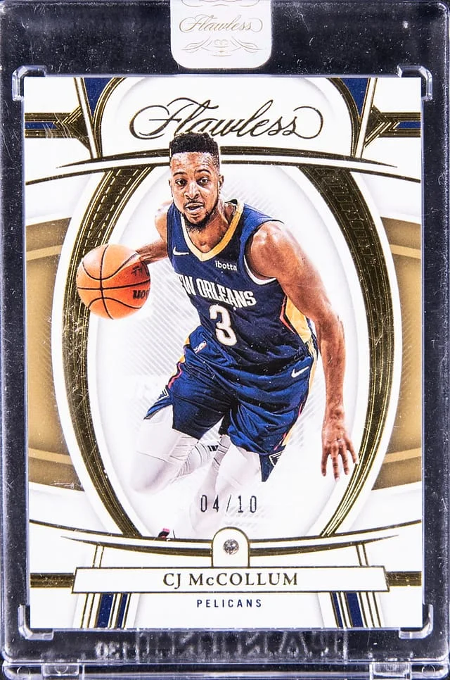 2021-22 Panini Flawless CJ Mccollum #90 card image