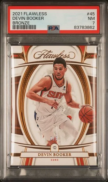 2021-22 Panini Flawless Devin Booker Bronze #45 card image