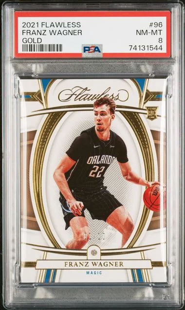 2021-22 Panini Flawless Franz Wagner Gold #96 card image