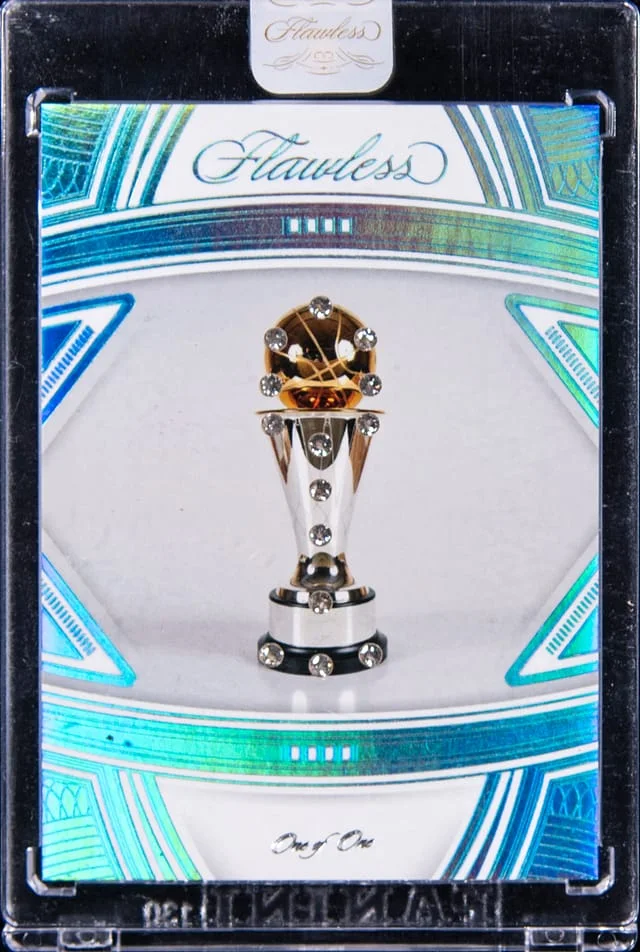 2021-22 Panini Flawless Giannis Antetokounmpo Finals MVP Trophy Gems #FMVP-GNA card image