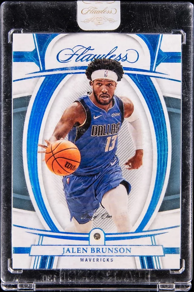 2021-22 Panini Flawless Jalen Brunson Diamond Platinum #33 card image
