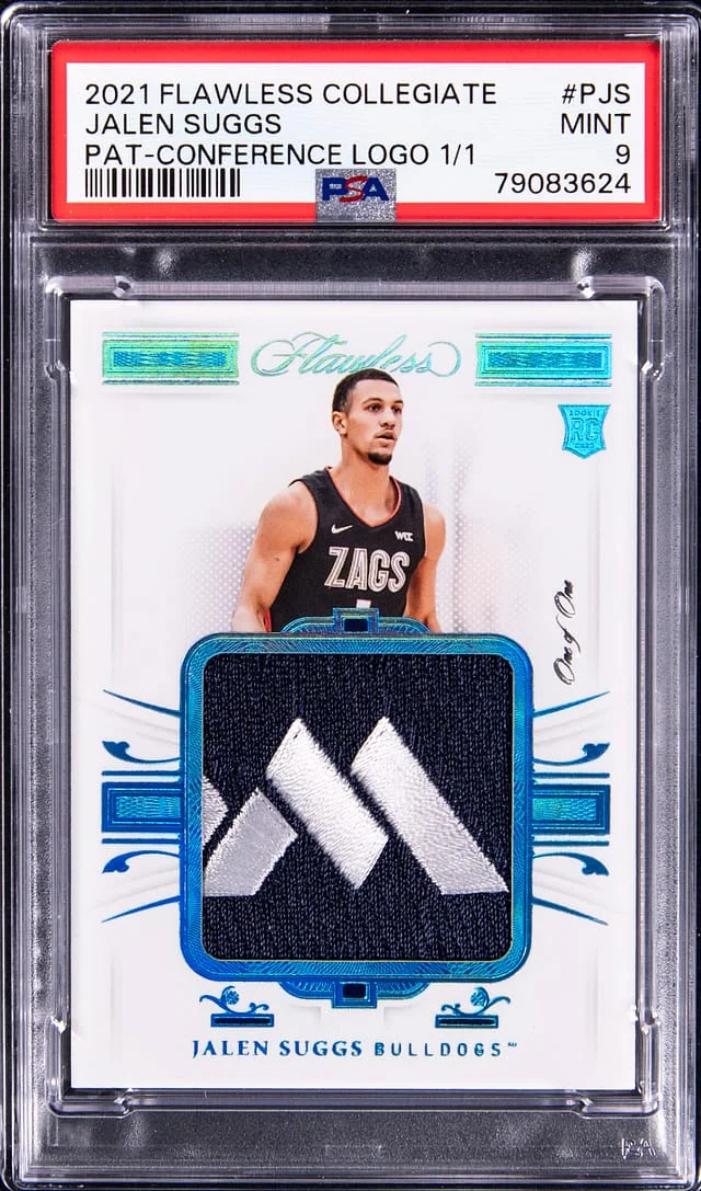 2021-22 Panini Flawless Jalen Suggs Collegiate Patch Conference Logo #P-JS card image