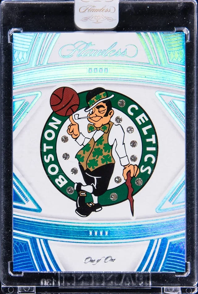 2021-22 Panini Flawless Jayson Tatum Diamond Team Logo Gems #TLG-JYT card image