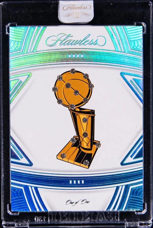 2021-22 Panini Flawless Kevin Durant Larry O'Brien Trophy Gems #LTG-KVD card image